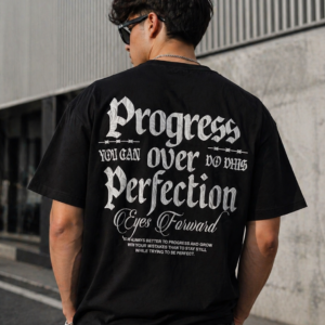 T-shirt over size black